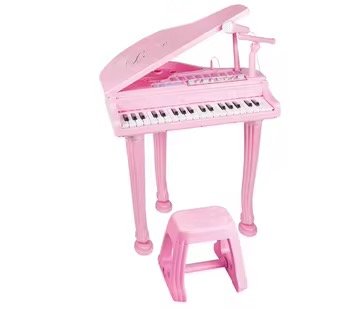 Piano with Chair - Pink