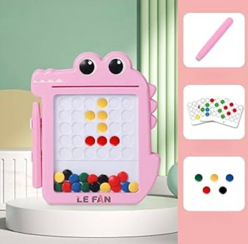 Magnetic Pattern Board - Pink